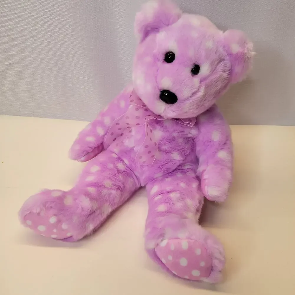 Ty Fizz Pink Polka Dot Oversized Beanie Baby 15
